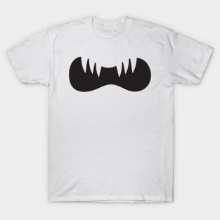 scary teeth face mask T-Shirt